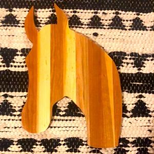 Wooden cutting board-horse